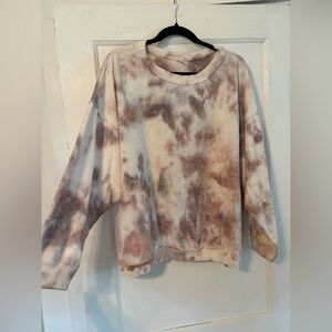 Intimately Free People Inside Out Tie Dye Sweatshirt Set